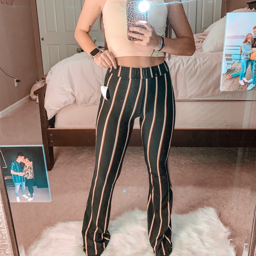 Charlotte Russe Striped Pants ❤️